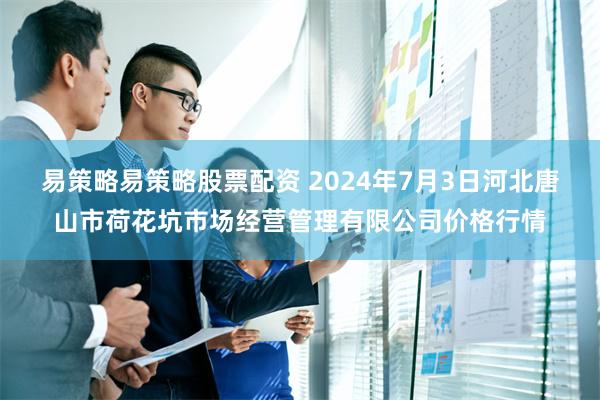 易策略易策略股票配资 2024年7月3日河北唐山市荷花坑市场经营管理有限公司价格行情